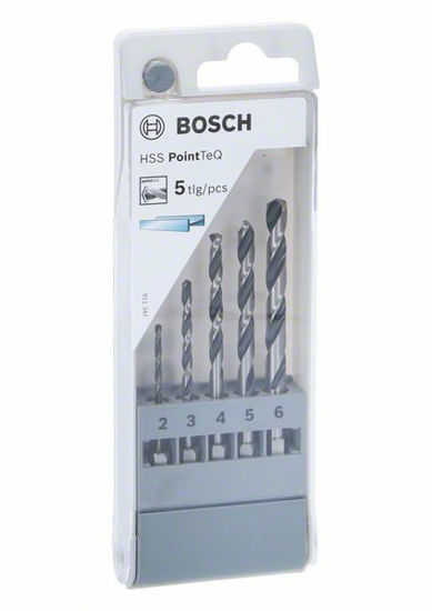 Bild på Bosch Metallborrsats POINTTEQ HEX HSS 2-6mm 5-delar
