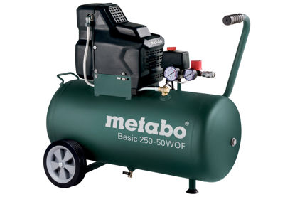 Bild på Metabo BASIC 250-50 W OF Oljefri kompressor 100 l/min 8 bar