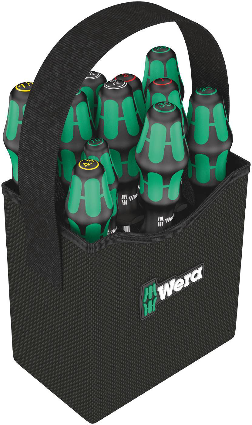 Wera Skruvmejselset Kraftform 2Go 300 11-delar - med