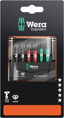 Wera Bitssats Bit-Chek 6 Impaktor 1