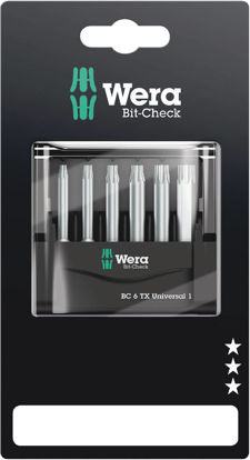 Wera Bitssats Bit-Check 6 TX Universal 1