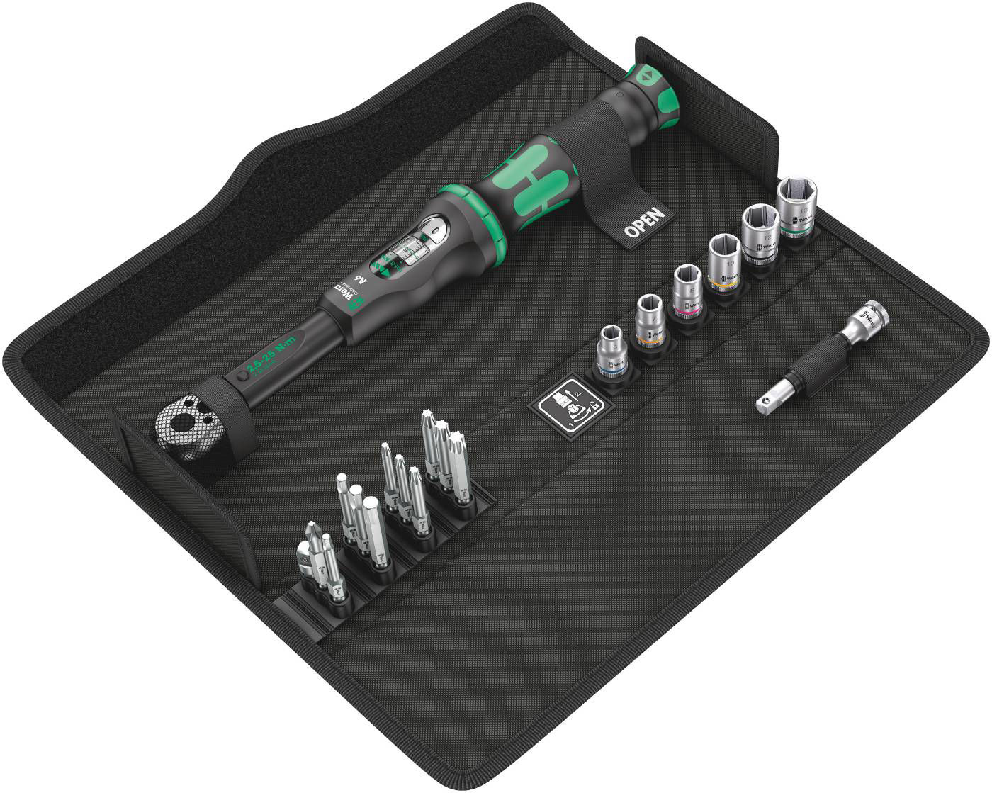 Wera Momentnyckelsats A6 2,5-25 NM 19-delar - click torque