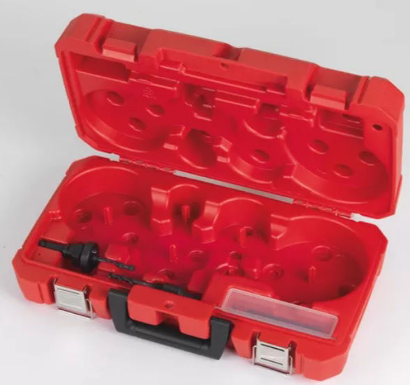 Milwaukee Förvaringsbox för hålsågar inkl. adapter - med