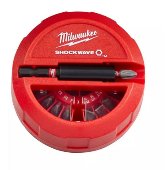 Milwaukee Bitssats SHOCKWAVE IMPACT DUTY Puck 15-delar