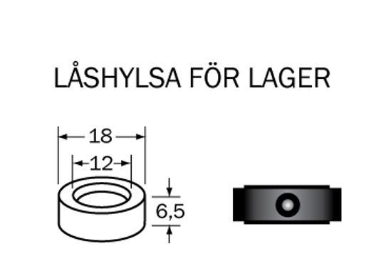 Cobolt LH-1812 Låshylsa 12 x 18 mm