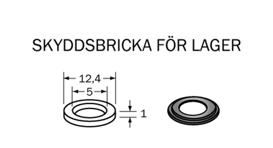 Cobolt Skyddsbricka till M-135