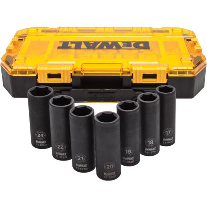 DeWalt DWMT74737-0 Krafthylsset 1/2" 7-delar Toughbox