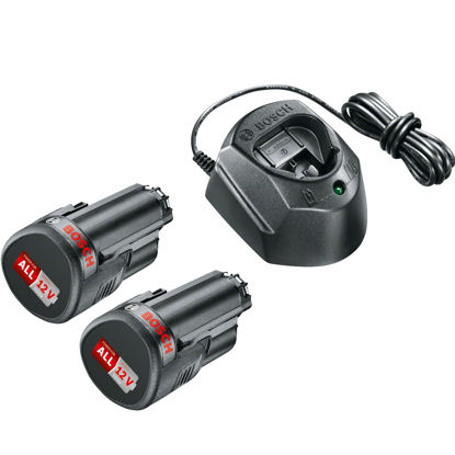 Bosch Batteriset 12V 2x1,5AH GAL12 Laddare