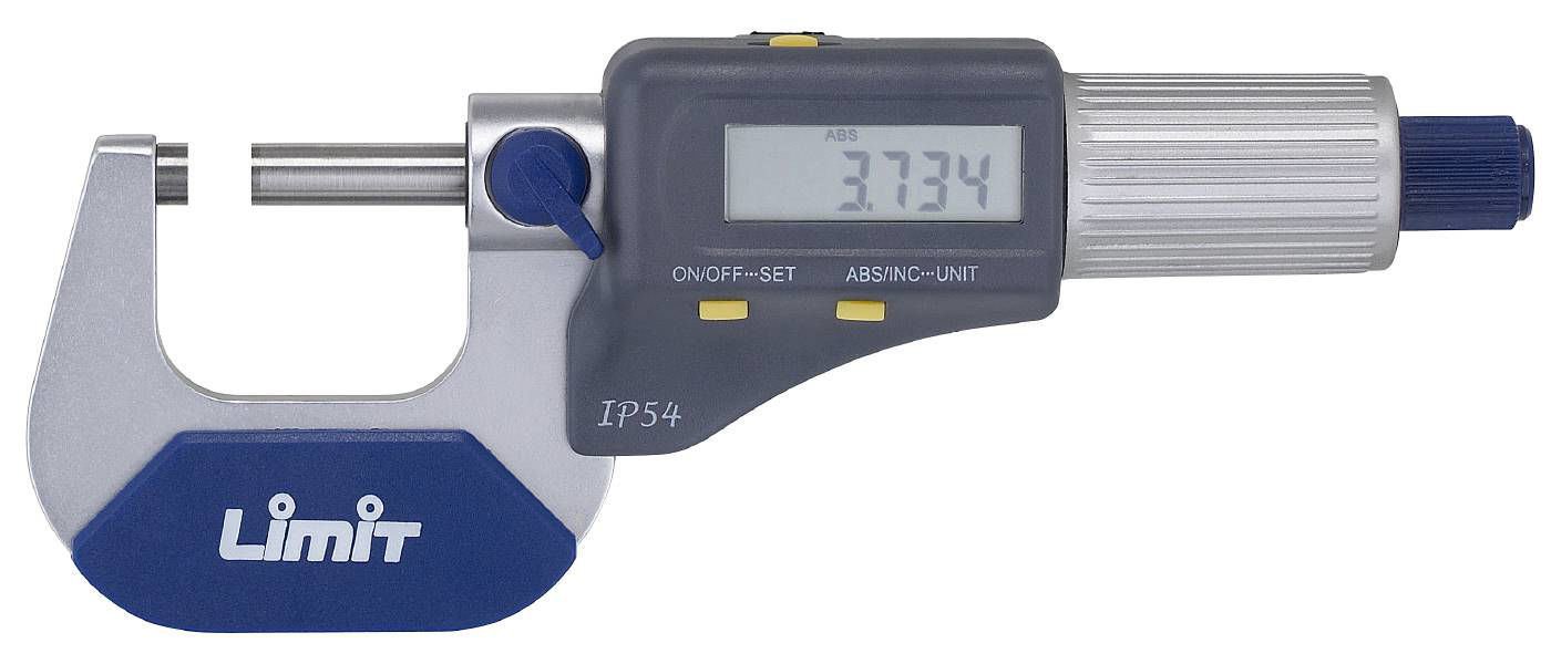 Limit Mikrometer Digital 0-25mm - med