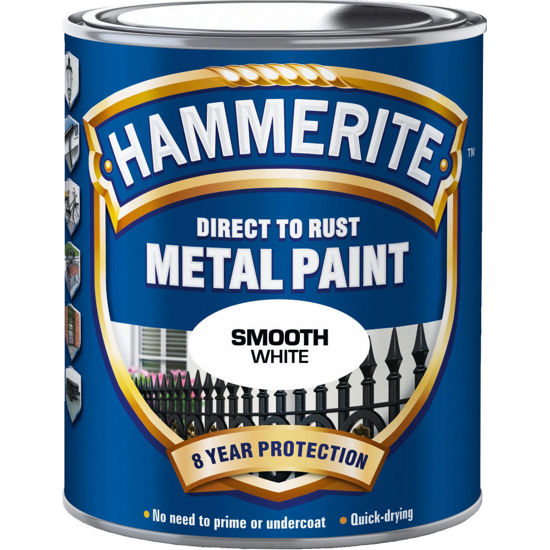Bild på Hammerite Slätlack 250ML Vit