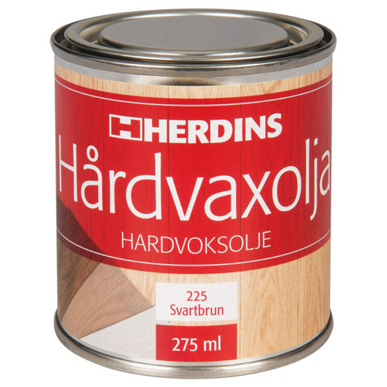 Bild på Herdins Hårdvaxolja Svartbrun 275ML
