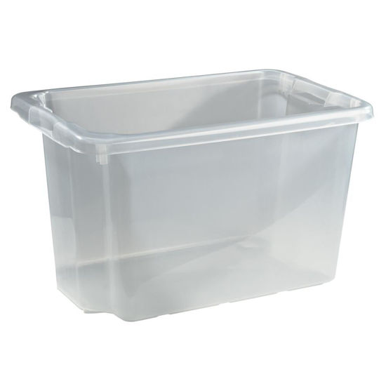 Bild på Nordiska Plast Förvaringsbox 55L Transp 7550 NPL