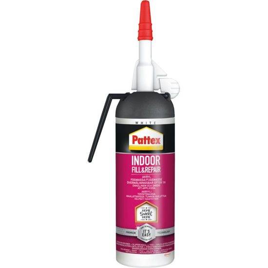 Bild på Pattex Akrylfog Inne Fyll & Reparera Vit 100ml