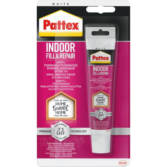 Bild på Pattex Akrylfog Inne Fyll & Reparera Vit 50ml