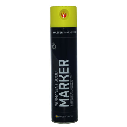 Bild på Spray Master Markeringsfärg Solid Gul 600ml
