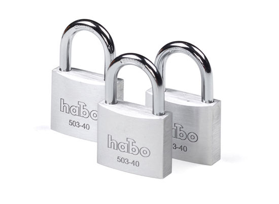 Bild på Habo Hänglås 503-40 Tripple Aluminium SB