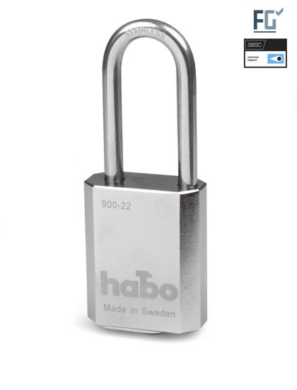 Bild på Habo Hänglås 900-22B60 M Oval Cyl SB