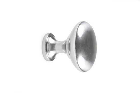 Bild på Habo Knopp Amadeus 32mm Borstad krom SB