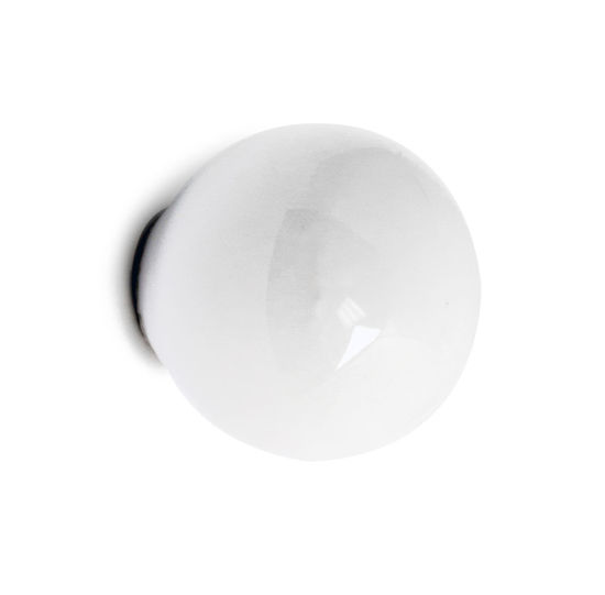 Bild på Habo Knopp Lucas 25mm Porslin Vit SB