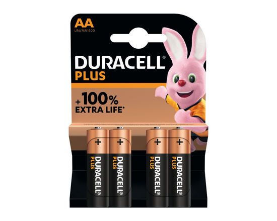 Duracell Batteri Plus Power AA 4st