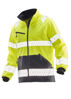 Jobman 1190 Varseljacka Windblocker HiVis Gul/Svart Klass 2/3