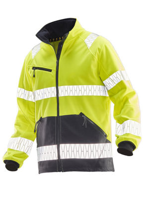 Jobman 1190 Varseljacka Windblocker HiVis Gul/Svart Klass 2/3