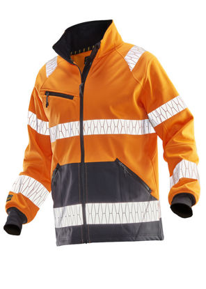 Bild på Jobman 1190 Varseljacka Windblocker HiVis Orange/Svart Klass 2/3