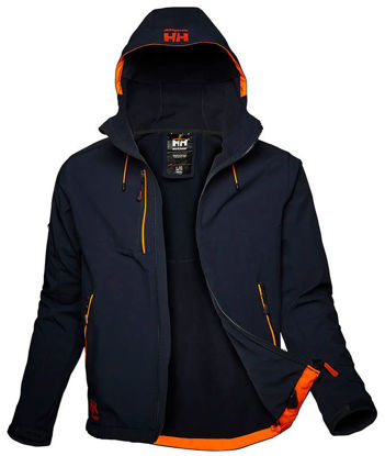 Bild på Helly Hansen 74140 Chelsea Softshell Jacka med Huva - Navy