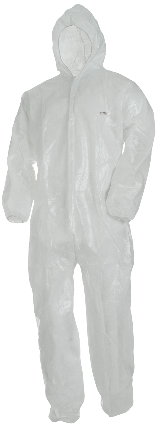 Lbrador Korttidsoverall DC20 Vit M - med ben
