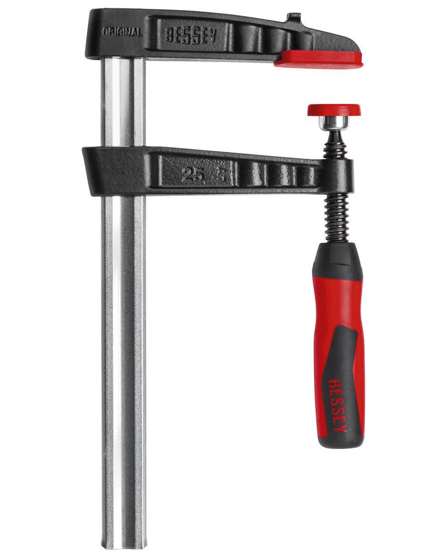 Bessey TG20-2K Bessey Skruvtving med plasthandtag 200x100mm - gjutjärn