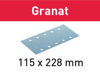 Festool Slippapper STF 115X228 GR/50 Granat