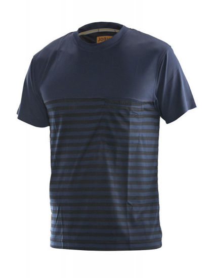 Bild på Jobman T-Shirt Dry Tech Bamboo Marin/Svart