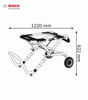 GTA 60 W Bosch Stativ/Sågbord