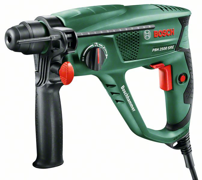 Bosch PBH 2500 SRE Borr-/bilhammare inkl. adapter (SDS-PLUS) - med