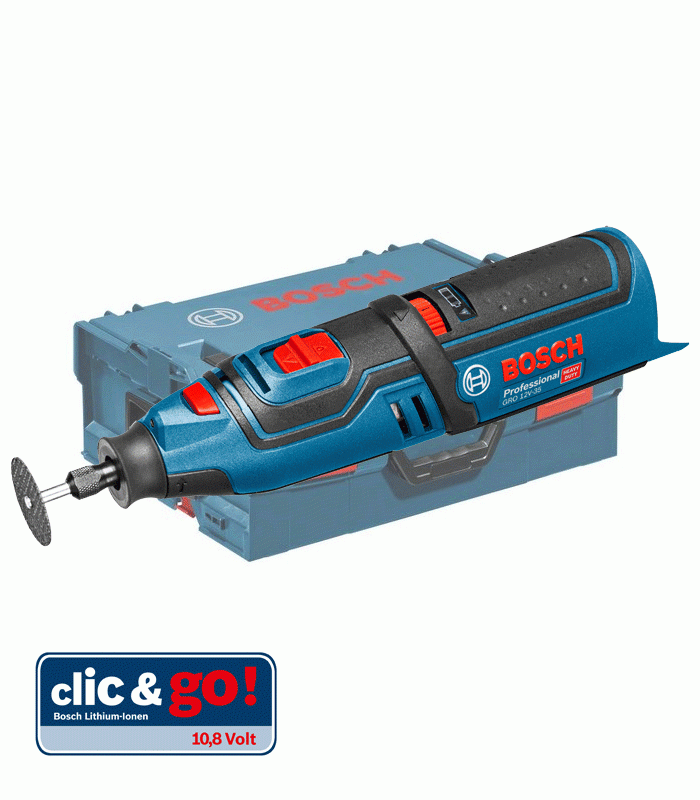 Bosch GRO 12V-35 Universalverktyg 12V C&G (Naken) - laddare