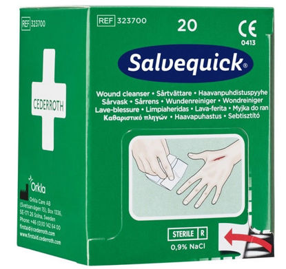 Salvequick Sårtvättare 20st/fp Cederroths 323700