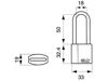 Abloy Hänglås PL320/50