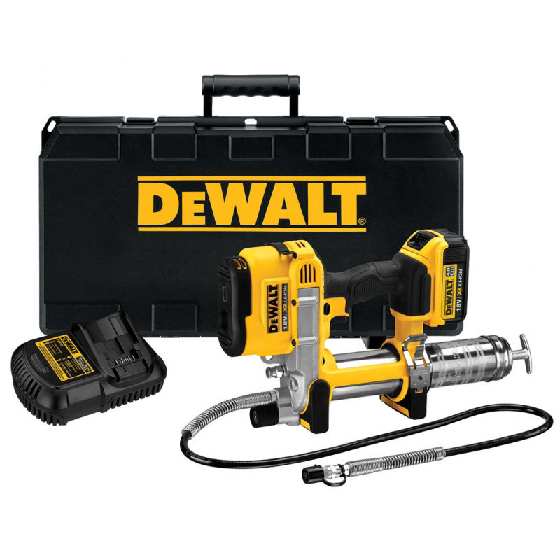 DeWalt DCGG571M1 Batteridriven Fettspruta 18V (1x4,0ah) - med