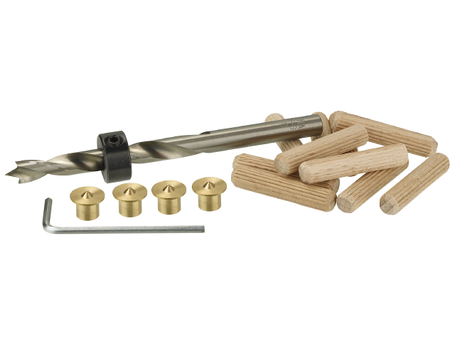 Luna Pluggborrset 10mm (inkl pluggar & djupstopp) - träborr
