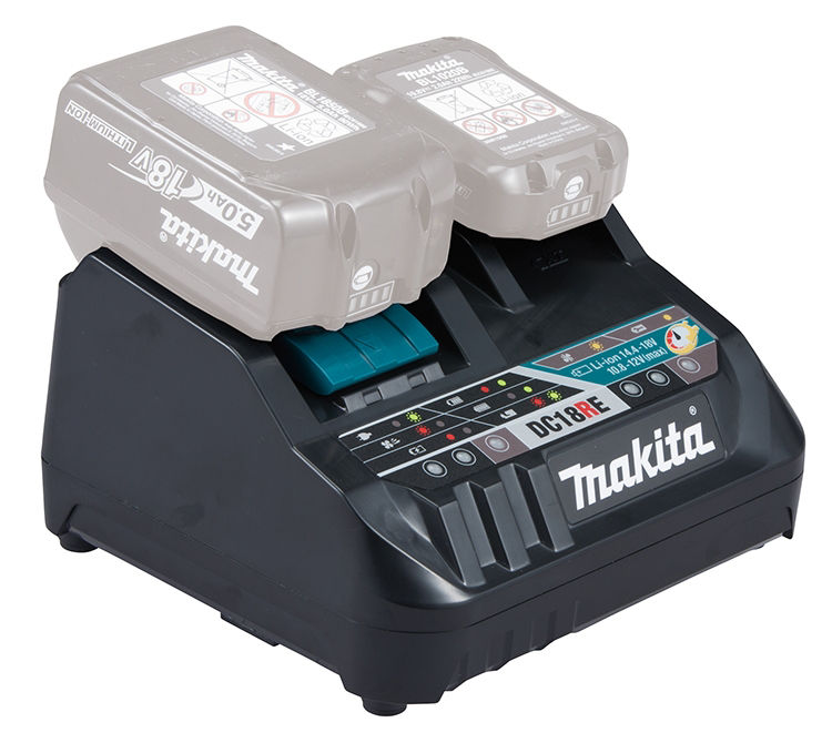 Makita DC18RE Snabbladdare 7,2-18V - med batteri