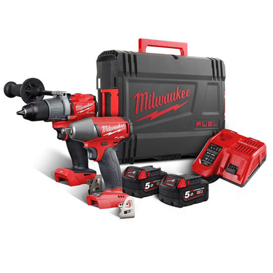 Milwaukee M18 FPP2C2-502X Verktygspaket 18V FUEL (2x5,0ah)