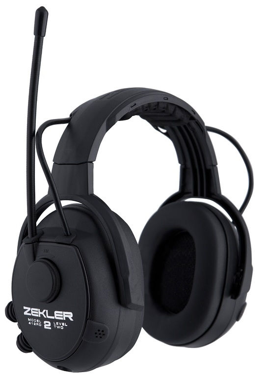 Zekler 412RD Hörselkåpa Hjässbygel Medhörning / FM - radio