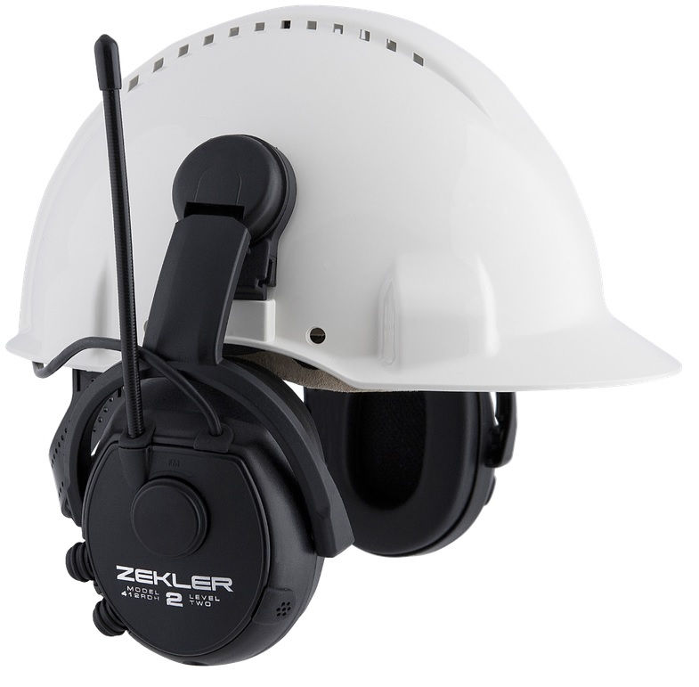 Zekler 412RDH Hörselkåpor/Hjälmkåpa Medhörning/FM - radio