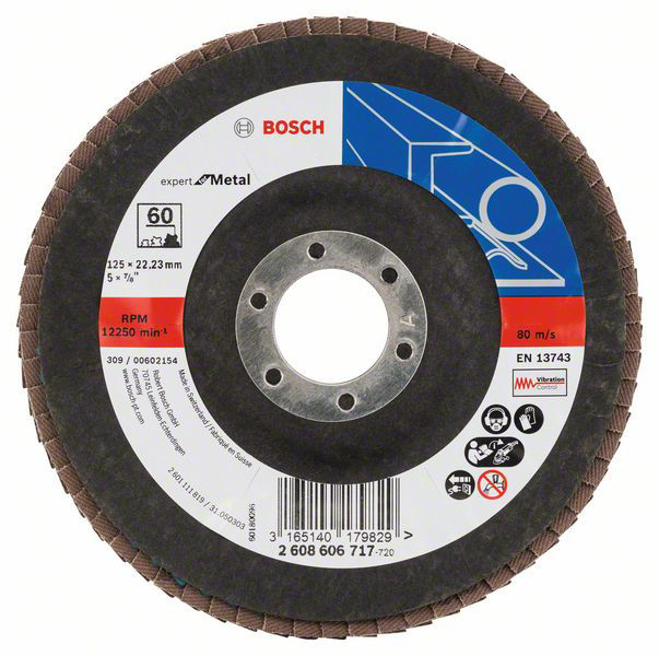 Bosch Lamellslipskiva Bi-Metall K40 RAK (125MM) - vinkelslipar