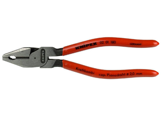 Knipex Kraftkombitång med doppade handtag. Klipper 2,5mm | toolab.se