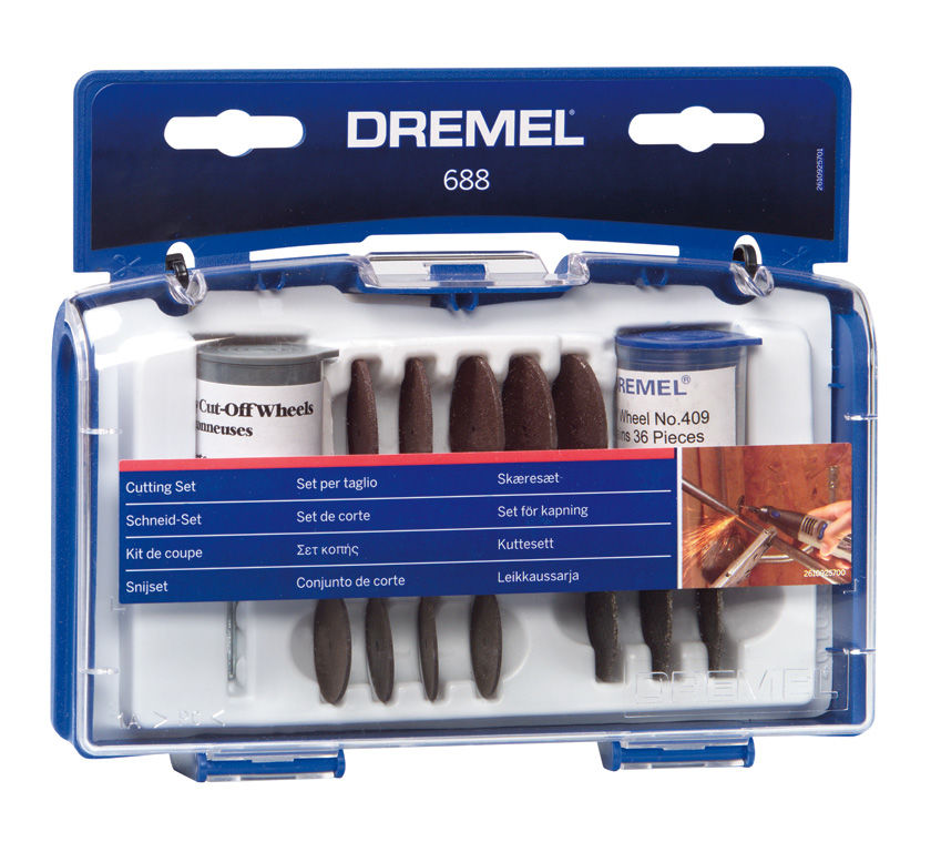 Dremel Kapset 688 69 Delar - låda med