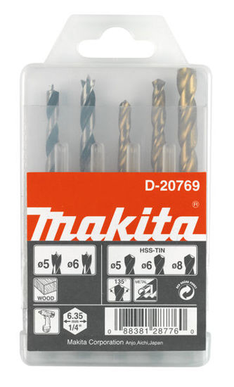 Makita Bitsborrsats för Trä & Metall - TOOLAB.SE