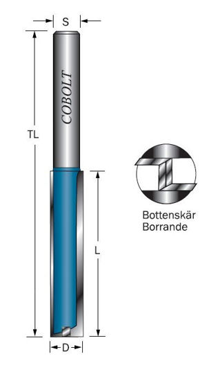 Cobolt Notfräs D=30, L=25, TL=63