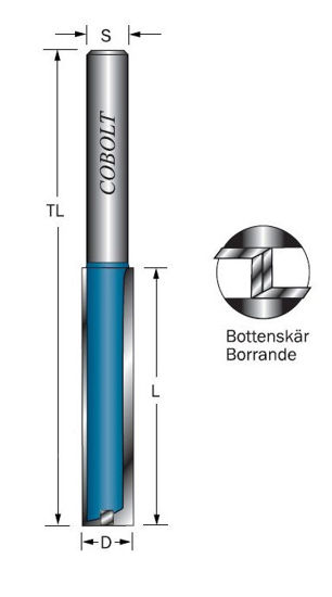 Cobolt Notfräs D=35, L=25, TL=63