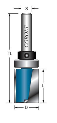 Cobolt Mallfräs D=19 L=10 TL=52 | toolab.se